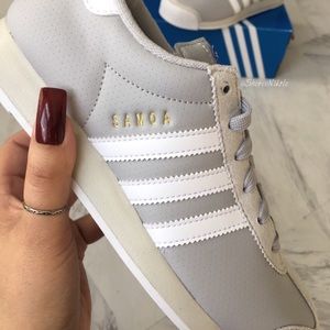 adidas Women’s Sneakers in Light Gray and White